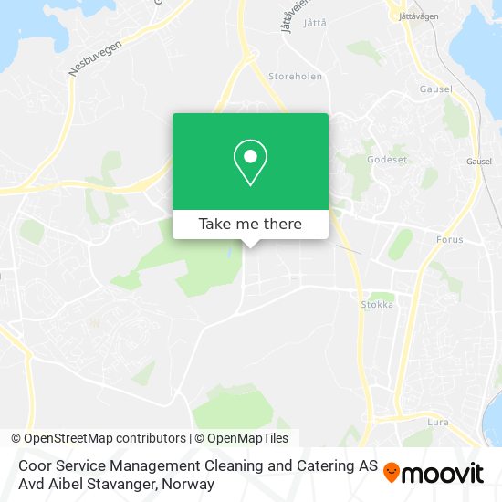 Coor Service Management Cleaning and Catering AS Avd Aibel Stavanger map