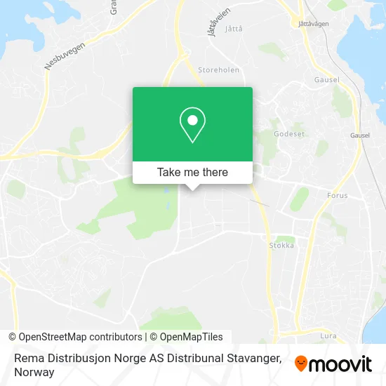 Rema Distribusjon Norge AS Distribunal Stavanger map