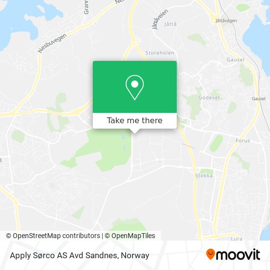 Apply Sørco AS Avd Sandnes map