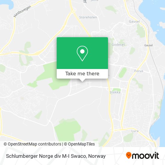 Schlumberger Norge div M-I Swaco map