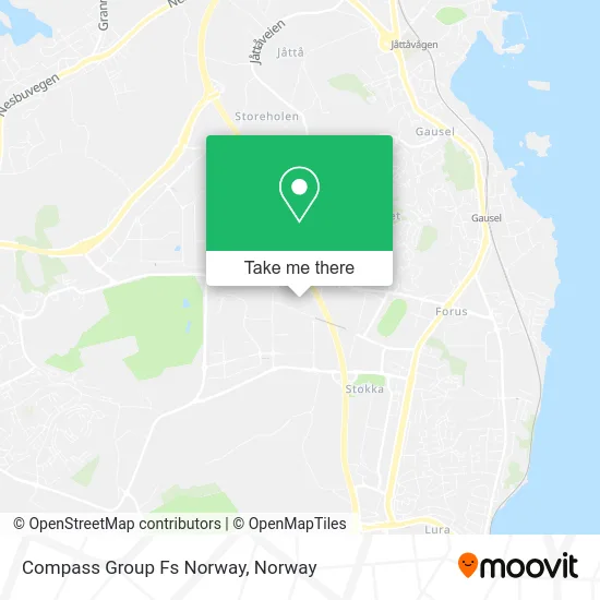 Compass Group Fs Norway map