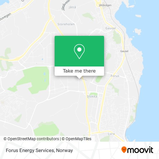 Forus Energy Services map