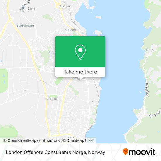 London Offshore Consultants Norge map