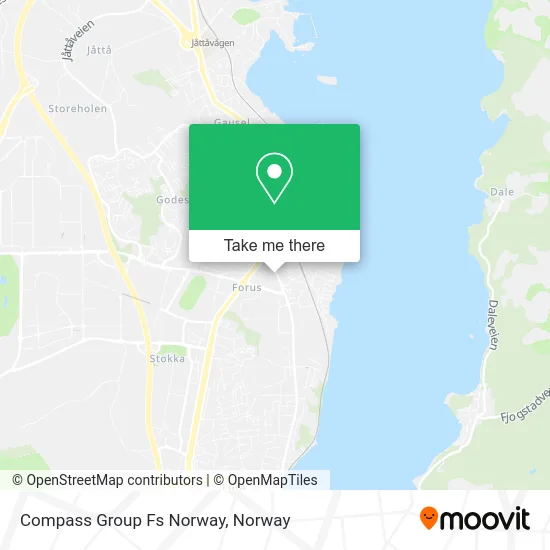 Compass Group Fs Norway map
