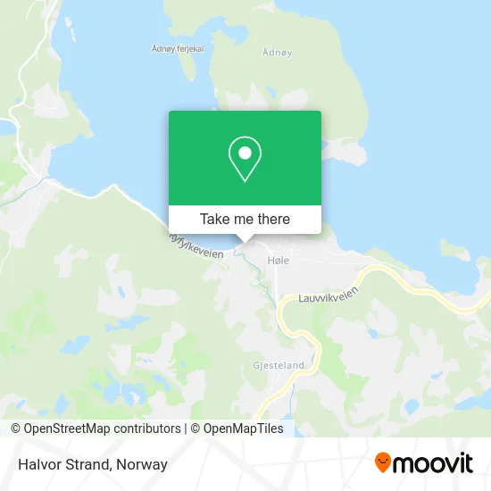 Halvor Strand map