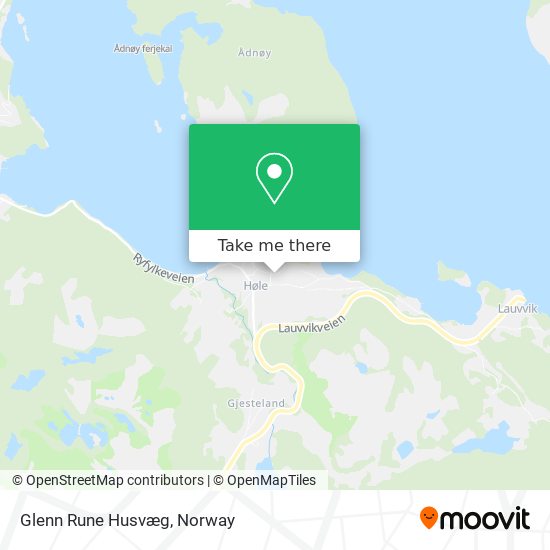 Glenn Rune Husvæg map