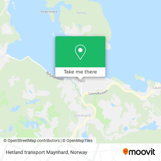 Hetland transport Maynhard map