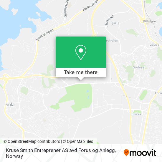 Kruse Smith Entreprenør AS avd Forus og Anlegg map