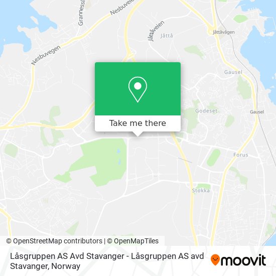 Låsgruppen AS Avd Stavanger - Låsgruppen AS avd Stavanger map