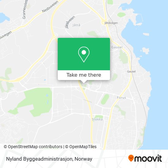 Nyland Byggeadministrasjon map