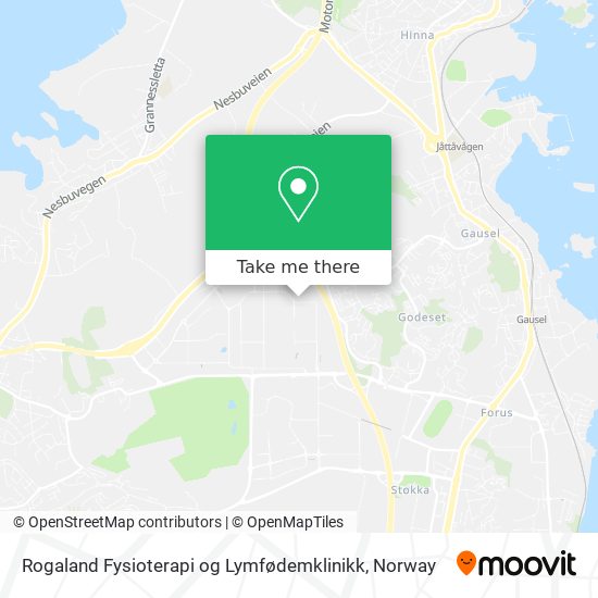 Rogaland Fysioterapi og Lymfødemklinikk map