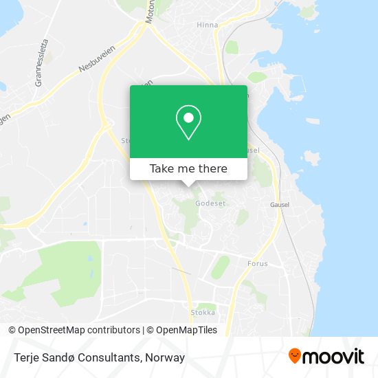 Terje Sandø Consultants map