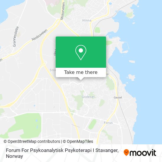 Forum For Psykoanalytisk Psykoterapi I Stavanger map
