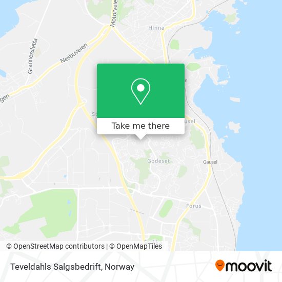 Teveldahls Salgsbedrift map