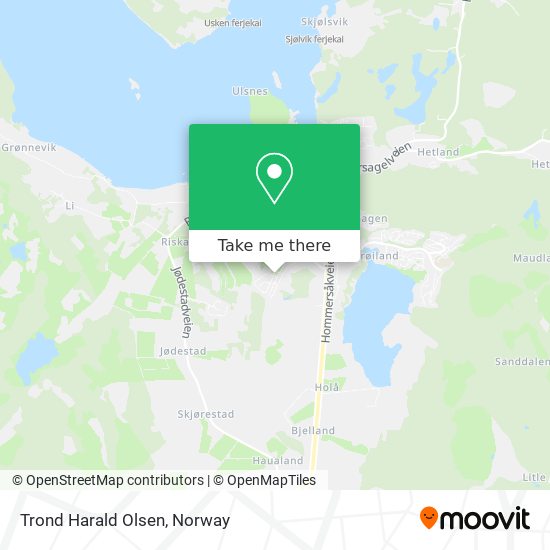 Trond Harald Olsen map