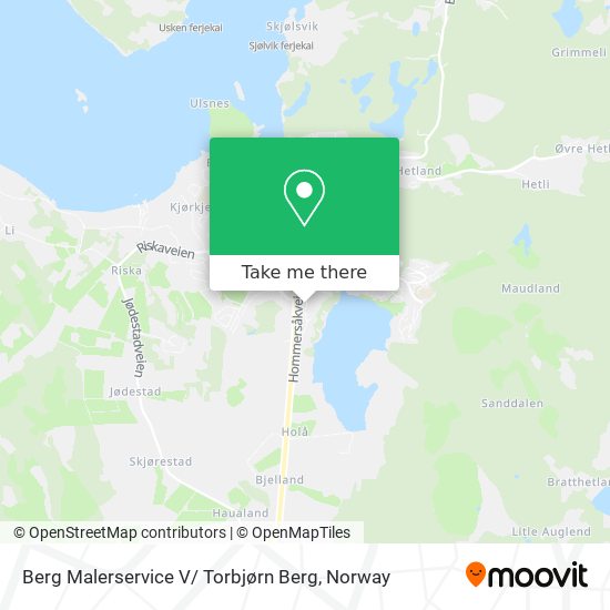 Berg Malerservice V/ Torbjørn Berg map