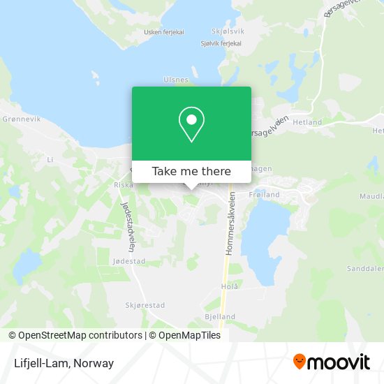 Lifjell-Lam map