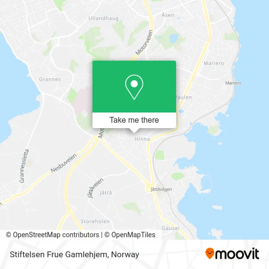 Stiftelsen Frue Gamlehjem map