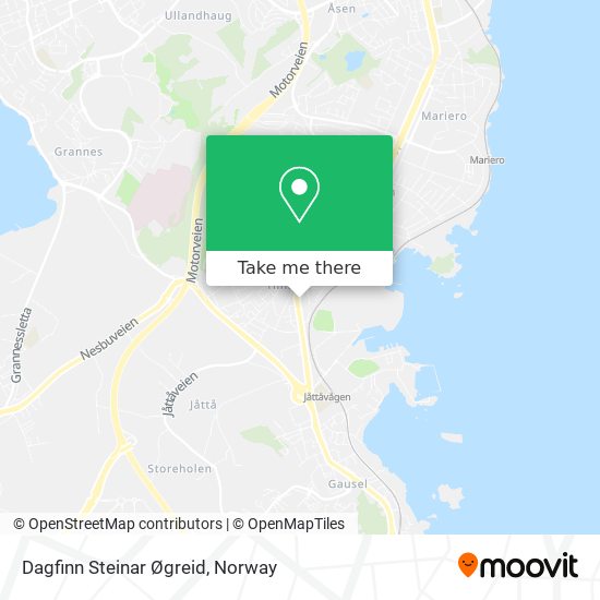 Dagfinn Steinar Øgreid map