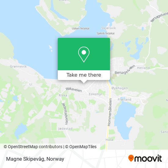 Magne Skipevåg map