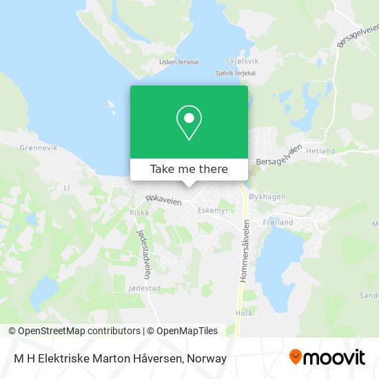 M H Elektriske Marton Håversen map