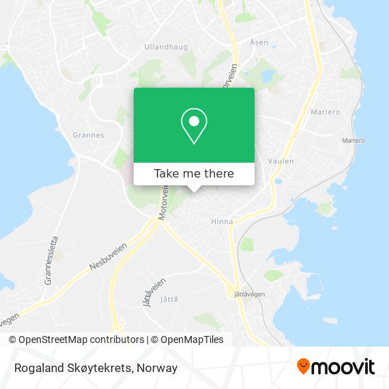 Rogaland Skøytekrets map