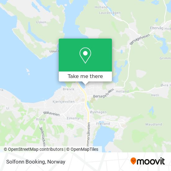 Solfonn Booking map