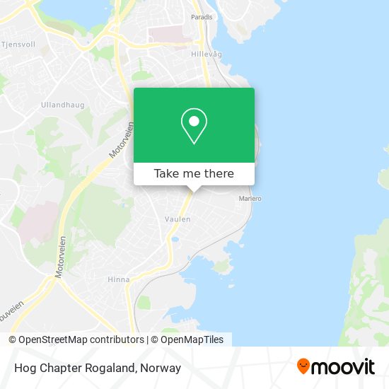 Hog Chapter Rogaland map