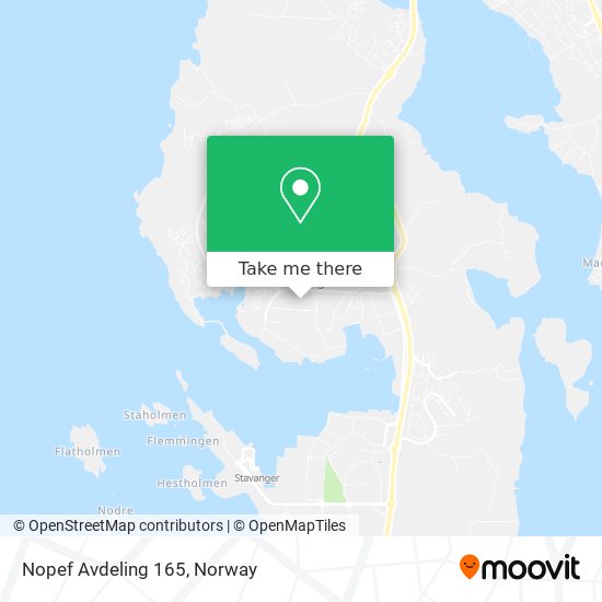 Nopef Avdeling 165 map