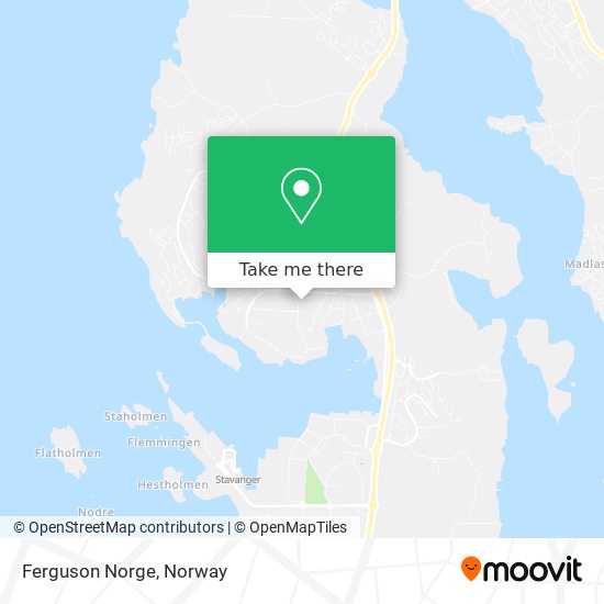 Ferguson Norge map