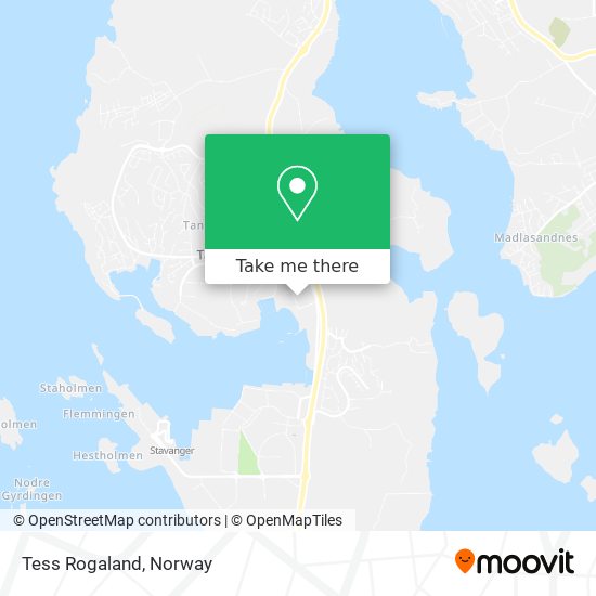 Tess Rogaland map