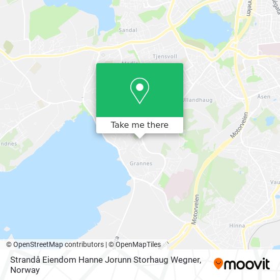 Strandå Eiendom Hanne Jorunn Storhaug Wegner map