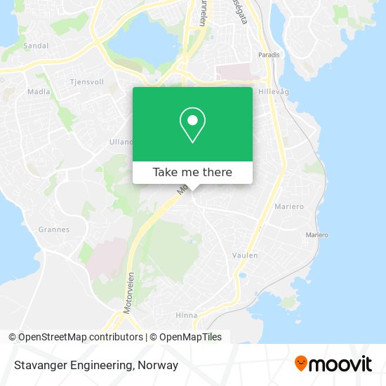 Stavanger Engineering map