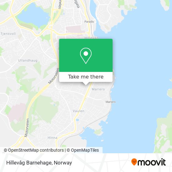 Hillevåg Barnehage map