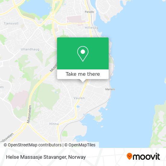 Helse Massasje Stavanger map