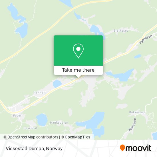 Vissestad Dumpa map