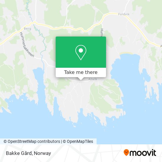 Bakke Gård map