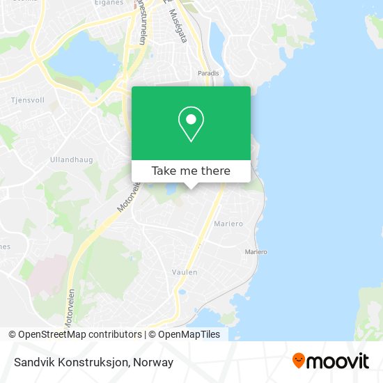 Sandvik Konstruksjon map