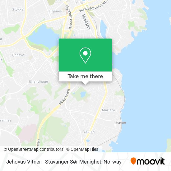 Jehovas Vitner - Stavanger Sør Menighet map