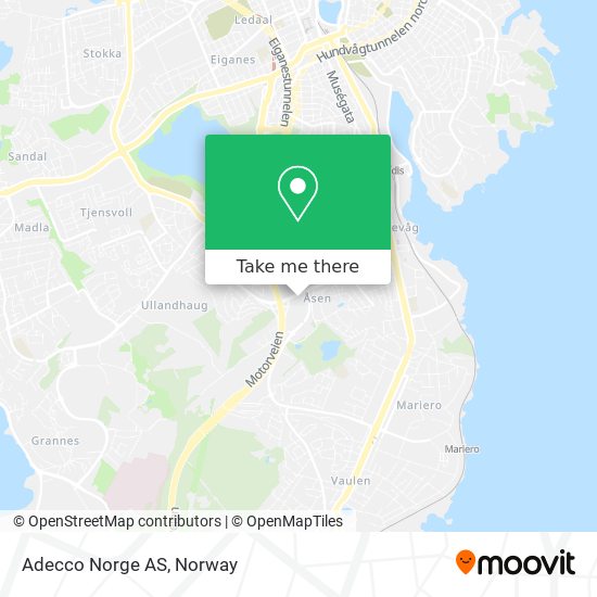 Adecco Norge AS map