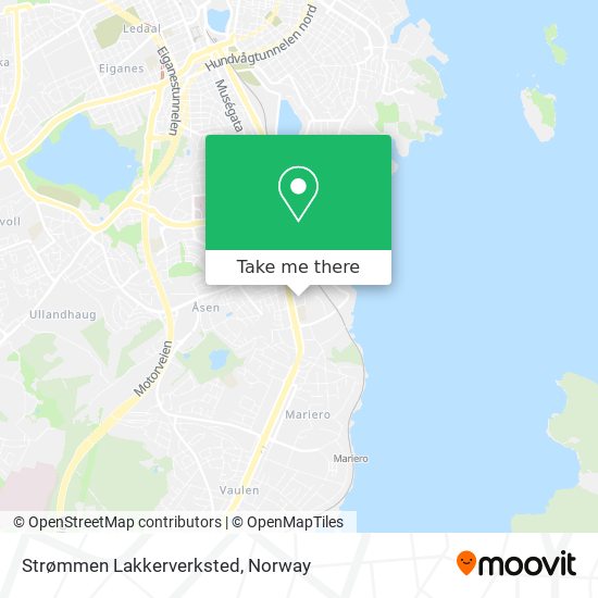 Strømmen Lakkerverksted map