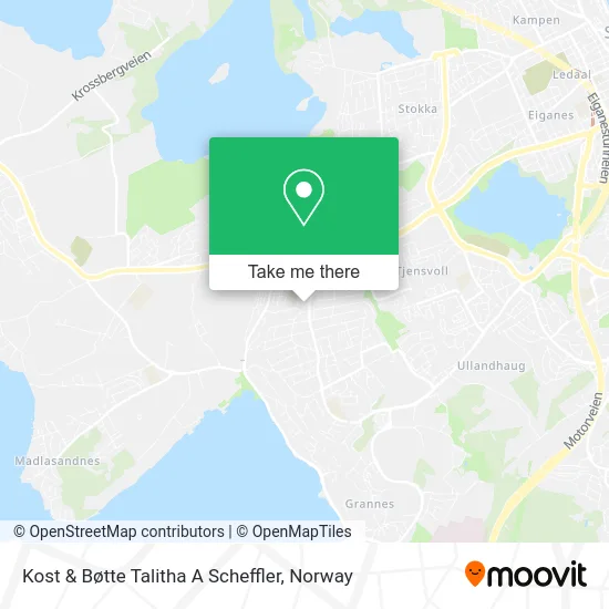 Kost & Bøtte Talitha A Scheffler map