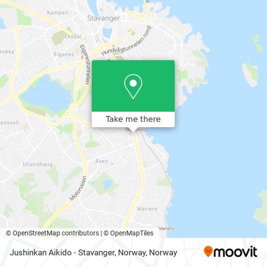 Jushinkan Aikido - Stavanger, Norway map