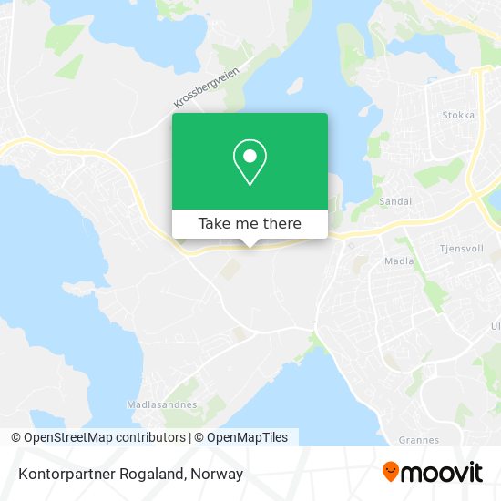 Kontorpartner Rogaland map