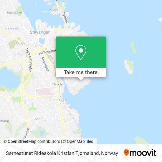 Sørnestunet Rideskole Kristian Tjomsland map