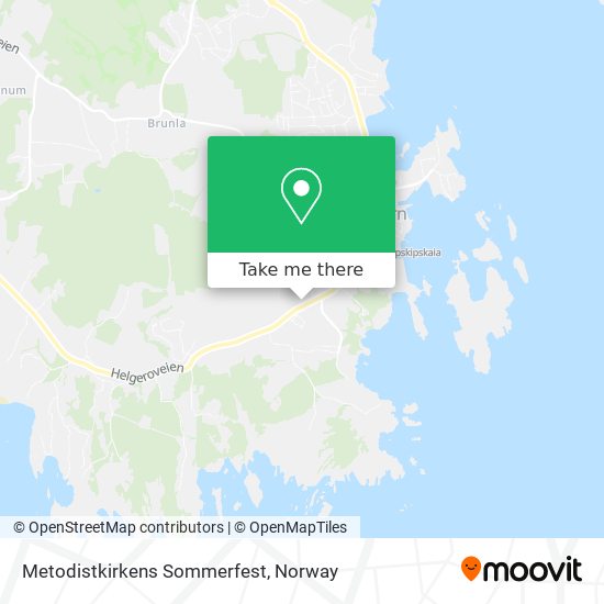 Metodistkirkens Sommerfest map