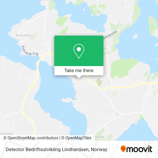 Detector Bedriftsutvikling Lindhardsen map