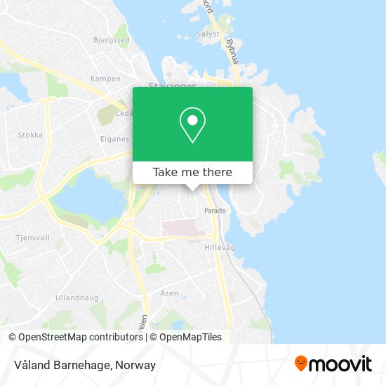 Våland Barnehage map