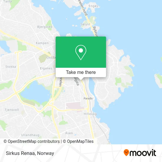 Sirkus Renaa map