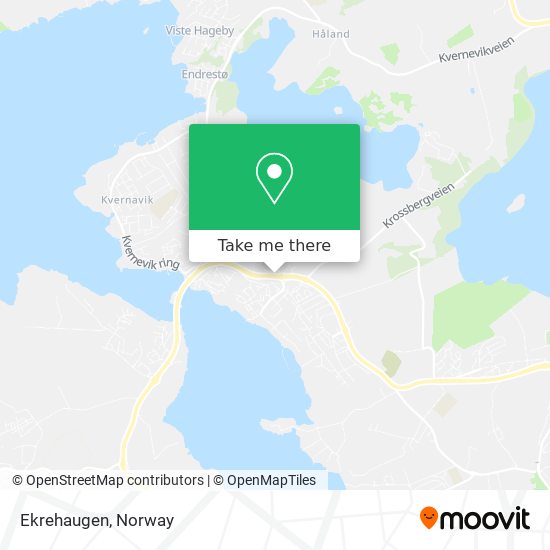 Ekrehaugen map